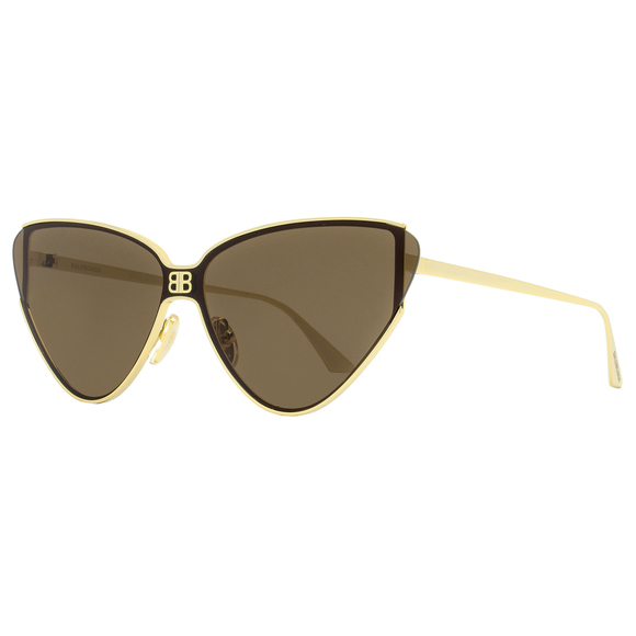 Balenciaga Cateye Sunglasses BB0191S 002 Gold 99mm - Picture 1 of 2